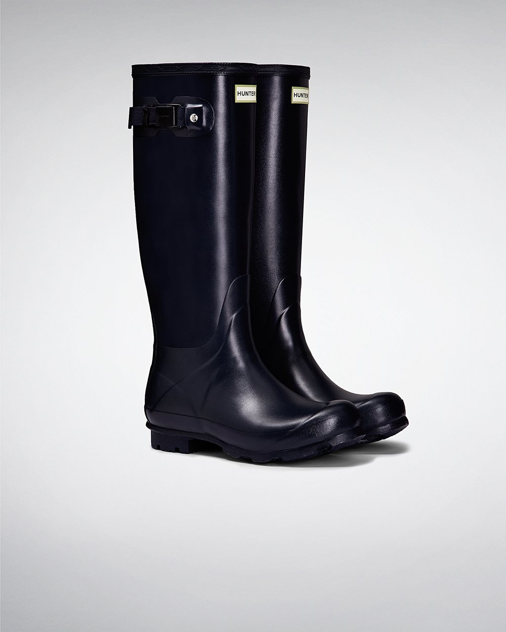 Hunter Mujer Norris Field - Botas de Lluvia Azul Marino - 063-YUKMCQ